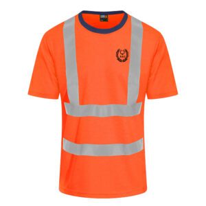 fetishprint hi vis t shirt with bgs logo