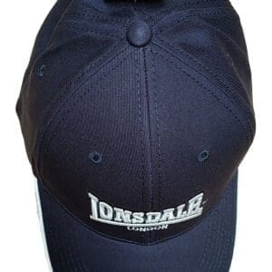Lonsdale Premium Blue Baseball Cap Hat Embroided Logo Cotton Adjustable Size