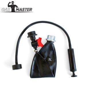 GASMASTER Rebreathing Bag XXL w Gas Mask Threading